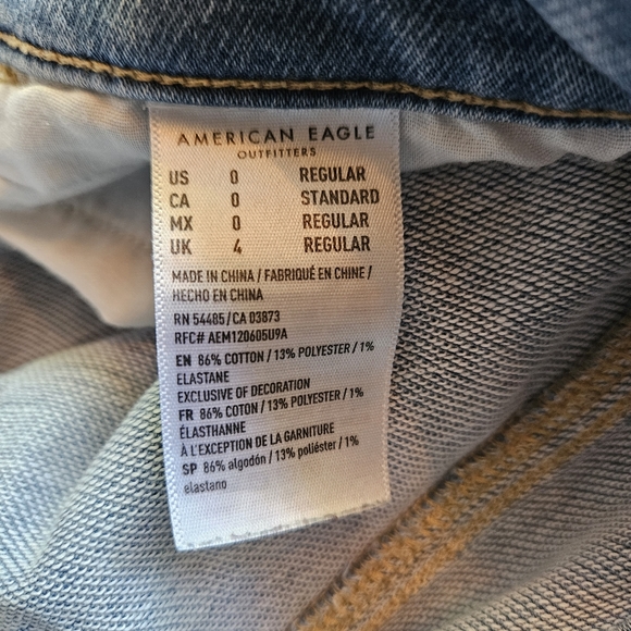 American Eagle Jeggings size 0 Reg EUC - Picture 6 of 6